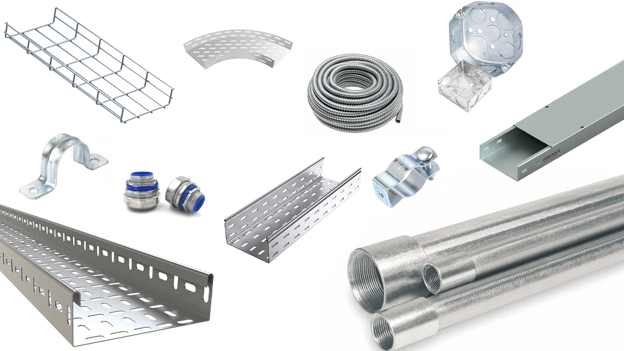 Steel pipes,Pipes accessories,EMT pipes,IMC pipes,Pipe suppliers,Cable accessories,Cable Tray Perforated ,Cable Tray Duct,Cable Tray Ladder ,Cable Tray Trough,Cable Tray Wire Basket ,Electrical supplies,Ataba merchants